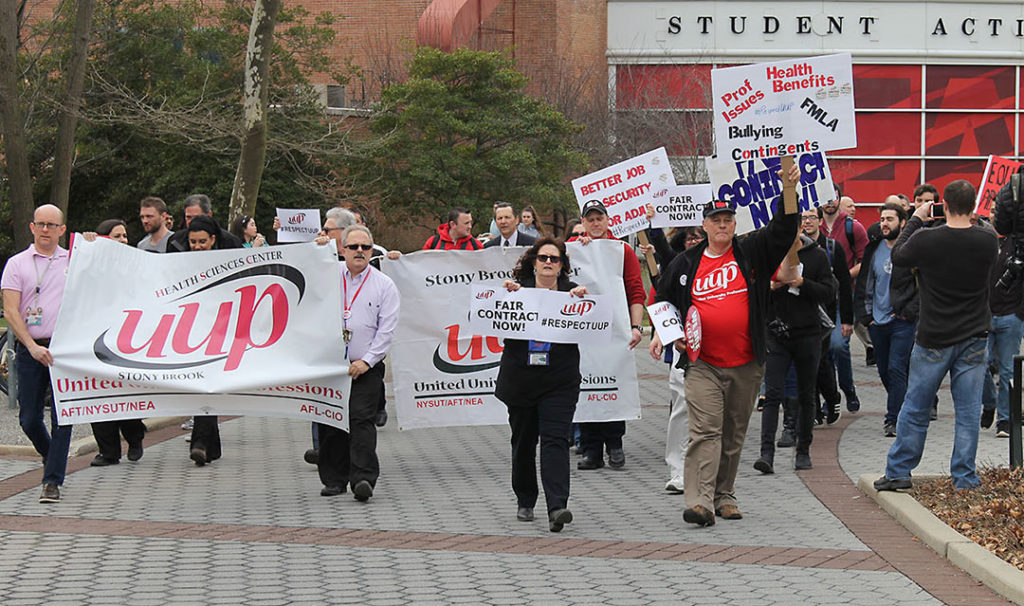 UUP Contract Negotiations Send a Signal Across SUNY UUP Stony Brook